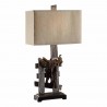 Saddle Table Lamp 31.5"Ht.