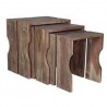 Bengal Manor Acacia Wood Set of Nested Tables - Bengal Manor Acacia Wood Set of Nested Tables
