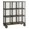 Industria Metal and Wood Bookcase - Industria Metal and Wood Bookcase