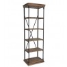 La Salle Metal and Wood Etagere