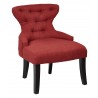Curves Hour Glass Accent Chair - Red - Curves Hour Glass Accent Chair - Red