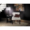Curves Hour Glass Accent Chair - White - Curves Hour Glass Accent Chair - White