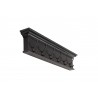 Nova Solo Halifax 6-Hook Coat Rack - Angled - Black White Antique - Nova Solo Halifax 6-Hook Coat Rack - Angled - Black White Antique