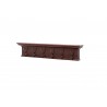 Nova Solo Toscana 6-Hook Coat Rack - Angled - Nova Solo Toscana 6-Hook Coat Rack - Angled