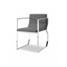 Blake Dining Armchair Gray - Angled - Blake Dining Armchair Gray - Angled