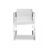 Blake Dining Armchair White - Front - Blake Dining Armchair White - Front