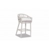 Dana Rope Bar Stool With Cushion in Linen Canvas - Dana Rope Bar Stool With Cushion in Linen Canvas