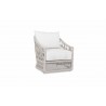 Dana Rope Club Chair With Cushion in Linen Canvas - Dana Rope Club Chair With Cushion in Linen Canvas