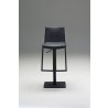 Raven Hydraulic Bar Stool Black Leatherette with Black Powder Coated Steel - Raven Hydraulic Bar Stool Black Leatherette with Black Powder Coated Steel