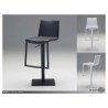 Raven Hydraulic Bar Stool Black Leatherette with Black Powder Coated Steel - Raven Hydraulic Bar Stool Black Leatherette with Black Powder Coated Steel