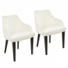 LumiSource Eliza Dining Chair - Set of 2 - CREAM  - LumiSource Eliza Dining Chair - Set of 2 - CREAM 