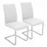 LumiSource Foster Dining Chair - Set of 2 - WHITE  - LumiSource Foster Dining Chair - Set of 2 - WHITE 