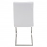 LumiSource Foster Dining Chair - Set of 2 - WHITE - Rear - LumiSource Foster Dining Chair - Set of 2 - WHITE - Rear
