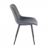 LumiSource Outlaw Two-Tone Chair - Set of 2 - BLUE+GREY - Side - LumiSource Outlaw Two-Tone Chair - Set of 2 - BLUE+GREY - Side