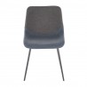 LumiSource Outlaw Two-Tone Chair - Set of 2 - BLUE+GREY - Front - LumiSource Outlaw Two-Tone Chair - Set of 2 - BLUE+GREY - Front