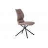 Whiteline Modern Living Marlon Dining Chair - Taupe - Perspective - Whiteline Modern Living Marlon Dining Chair - Taupe - Perspective