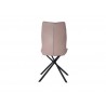 Whiteline Modern Living Marlon Dining Chair - Taupe - Rear - Whiteline Modern Living Marlon Dining Chair - Taupe - Rear