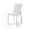Ellie Dining Chair White Faux Leather Stackable - Ellie Dining Chair White Faux Leather Stackable