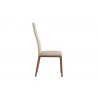 Whiteline Modern Living Ricky Dining Chair - Walnut / Taupe - Whiteline Modern Living Ricky Dining Chair - Walnut / Taupe