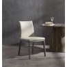 Stella Dining Chair With Taupe Faux Leather - Lifestyle - Stella Dining Chair With Taupe Faux Leather - Lifestyle