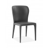 Hazel Dining Chair With Gray Faux Leather  - Hazel Dining Chair With Gray Faux Leather 