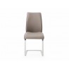 Whiteline Modern Living Katrina Dining Chair - Warm Grey - Whiteline Modern Living Katrina Dining Chair - Warm Grey