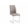 Whiteline Modern Living Katrina Dining Chair - Warm Grey - Whiteline Modern Living Katrina Dining Chair - Warm Grey