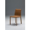 Fleur Dining Chair Caramel In Full Leather Wrap - Fleur Dining Chair Caramel In Full Leather Wrap
