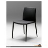 Zeno Dining Chair Black Full Leatherette Wrap - Zeno Dining Chair Black Full Leatherette Wrap