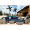 Del Rey 8-Piece Sectional Deep Seating Group