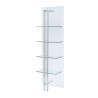 Blake Small Bookshelf/Divider - Angled - Blake Small Bookshelf/Divider - Angled
