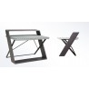Diamond Sofa Barclay Zinc Top Writing Desk w/ Mango Wood & Iron Base