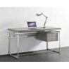 Harlow Desk Top & Drawer In Gray Oak Veneer