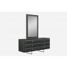 Abrazo Dresser In High Gloss Dark Gray - Abrazo Dresser In High Gloss Dark Gray