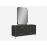 Whiteline Modern Living Los Angeles Double Dresser - Whiteline Modern Living Los Angeles Double Dresser