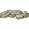 Del Rey 8-Piece Sectional Deep Seating Group