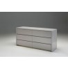 Blanche Double Dresser High Gloss Stone - Blanche Double Dresser High Gloss Stone