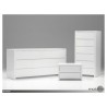 Blanche Double Dresser High Gloss White - Set - Blanche Double Dresser High Gloss White - Set