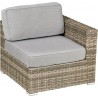 Sectional Left Arm - Volt Silver