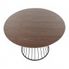 LumiSource Canary Dining Table - Black + Walnut - LumiSource Canary Dining Table - Black + Walnut