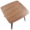 LumiSource Folia Dinette Table - Walnut - LumiSource Folia Dinette Table - Walnut