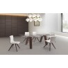 Valencia Extendable Dining Table In Walnut - Lifestyle