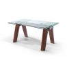 Valencia Extendable Dining Table In Grey - Front Angled