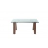 Valencia Extendable Dining Table In Walnut - Front