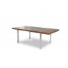 Whiteline Modern Living Struttura Dining Table - Angled