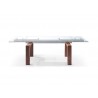 Whiteline Modern Living Davy Extendable Dining Table - Walnut - Whiteline Modern Living Davy Extendable Dining Table - Walnut