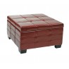 Detour Strap Ottoman - Crimson Red - Detour Strap Ottoman - Crimson Red