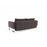 Dual Sofa with Soft Grey Fabric - Back - Dual Sofa with Soft Grey Fabric - Back