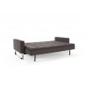 Dual Sofa with Soft Grey Fabric - Opened - Dual Sofa with Soft Grey Fabric - Opened
