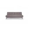 Splitback Dublexo Elk Sofa in Black Lacquer - Front - Splitback Dublexo Elk Sofa in Black Lacquer - Front